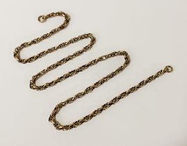 9CT GOLD CHAIN - 12.3 GRAMS APPROX