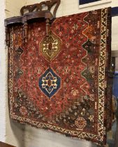 FINE SOUTH WEST PERSIAN QASHQAI RUG 250CMS X 170CMS