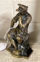 BRONZE MICHAEL ANGELO FIGURE 14CMS (H) APPROX