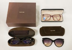 TOM FORD LADIES SUNGLASSES & RETRO SUNGLASSES WITH PAPERWORK