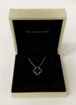 WITHDRAWN 18CT GOLD VAN CLEEF & ARPELS - JE283733 - ALHAMBRA PENDANT & CHAIN