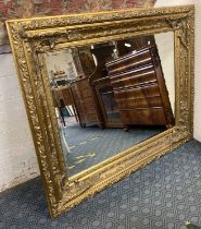 LARGE GILT FRAMED ROCOCO STYLE MIRROR