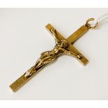 9CT GOLD CRUCIFIX 5.5 GRAMS APPROX