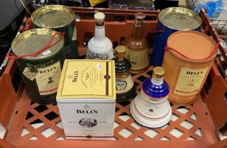 COLLECTION OF BELLS SCOTCH WHISKEY WITH ADDITIONAL BOXES