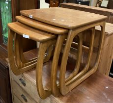 NEST OF NATHAN BURLINGTON TEAK TABLES