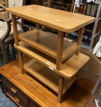 PAIR OF HANDMADE ''DAVID BALCH'' SIDE TABLES