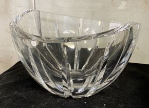 KOSTA BODA CUT CRYSTAL GLASS BOWL - 13.5 CMS (H) APPROX