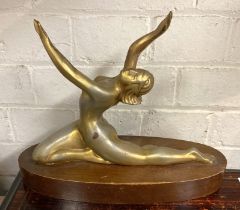 ART DECO FIGURE ON BASE A/F