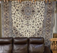 FINE CENTRAL PERSIAN KASHAN CARPET 350CMS X 248CMS