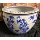 BLUE & WHITE PLANTER