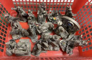 PEWTER MYSTIC FIGURES