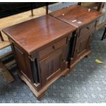 PAIR OF BEDSIDE CABINETS