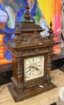 LOFFLER BROS MANTLE CLOCK WOODEN