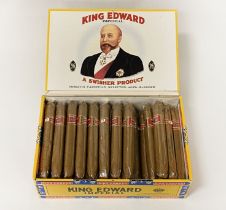 BOX OF KING EDWARD CIGARS - OPENED