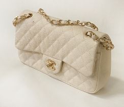 BEIGE CHANEL HANDBAG WITH DUST COVER