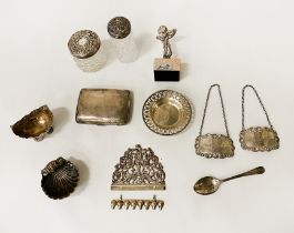 COLLECTION OF SILVER ITEMS