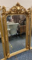 GILTWOOD CHERUB MIRROR