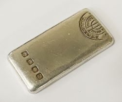 EARLY SILVER BULLION BAR - 6.4 IMP OZS APPROX