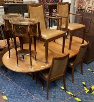 TEAK TABLE & CHAIRS A/F