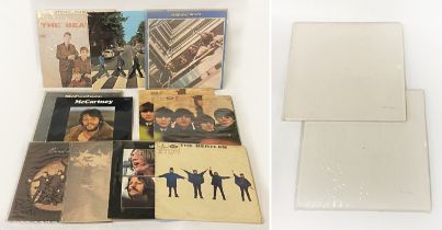 QTY OF BEATLES LP'S & MCARTNEY