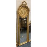 GILTWOOD MIRROR WITH SCENE