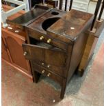 VICTORIAN MAHOGANY WASHSTAND A/F