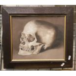 FRAMED VIVIAN BEWICK ''MEMENTO MORI'' - PICTURE SIGNED - 25.5 X 31 CMS APPROX