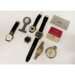 7 WATCHES - ZENITH, ORIS, BELMONT & OTHERS