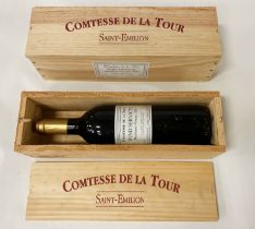 2 BOTTLES OF COMTESSE DE LA TOUR - SAINT-EMILLION RED WINES