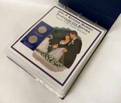 JOHN F KENNEDY COMMEMORATIVE BOOK OF COINS