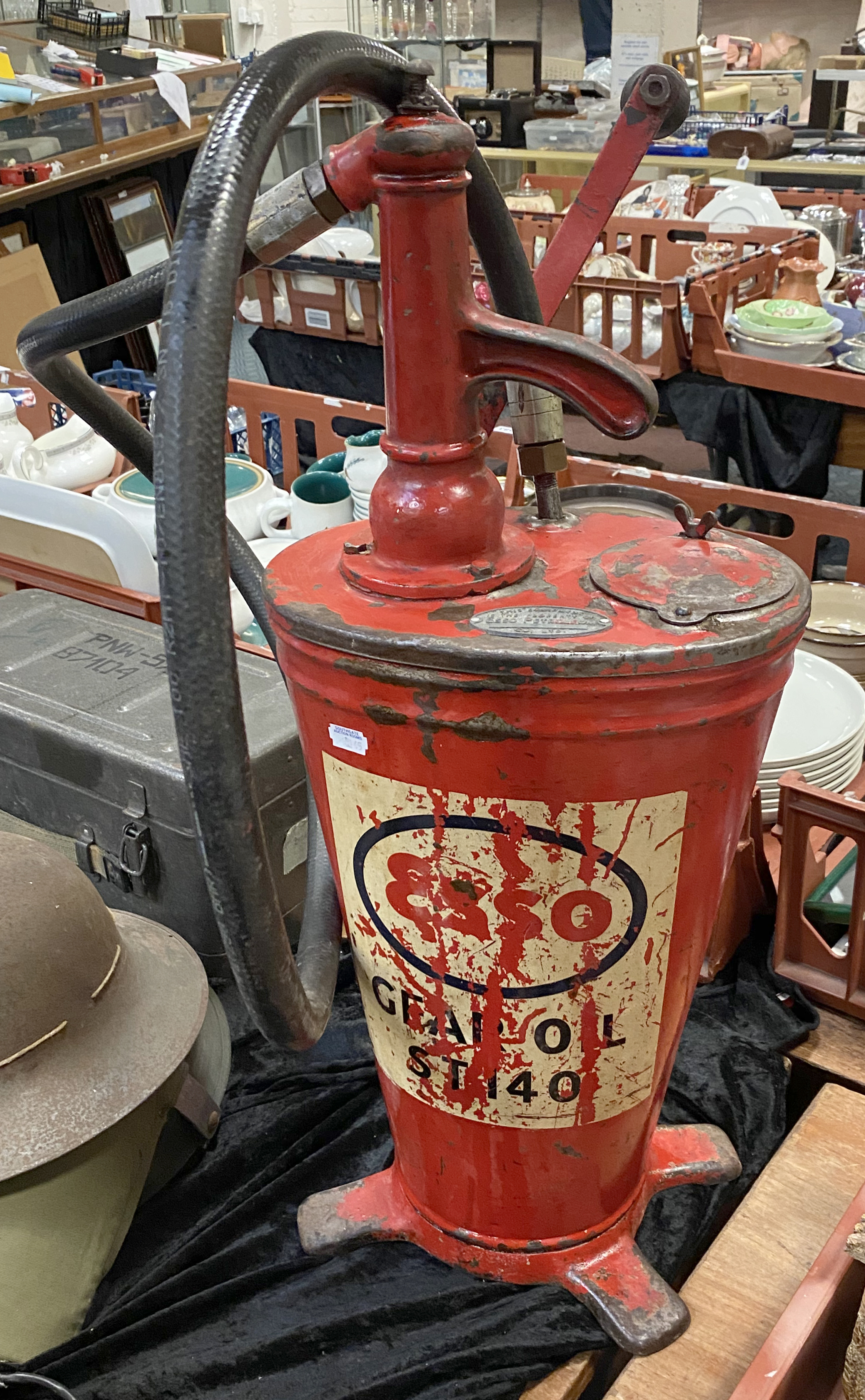 VINTAGE OIL DISPENSER ESSO