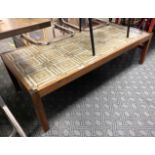 TILED TOP COFFEE TABLE