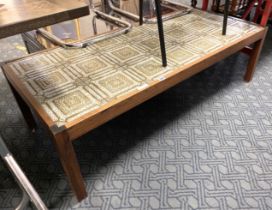 TILED TOP COFFEE TABLE