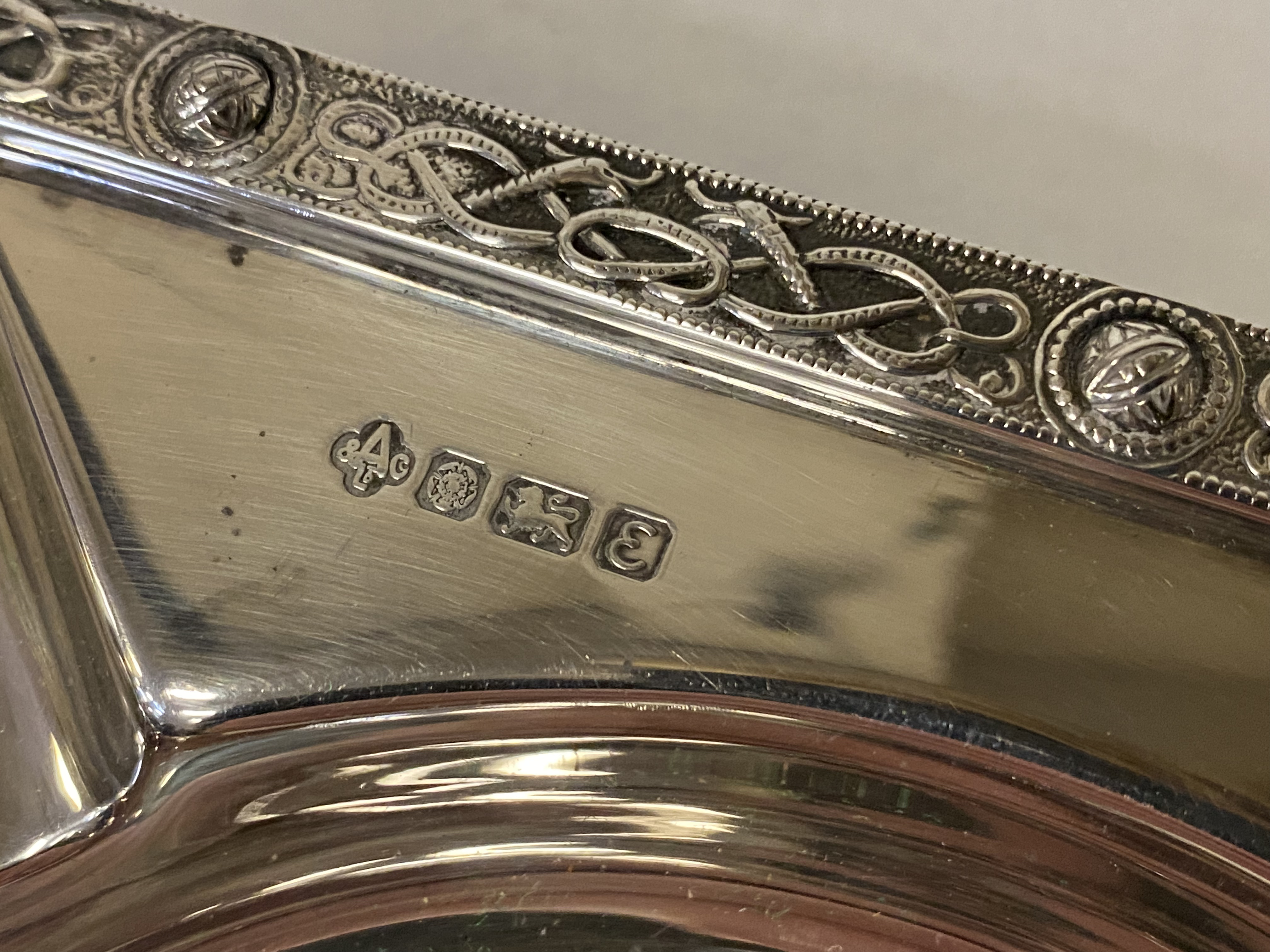 ASPREY HM SILVER ASHTRAY & 1 OTHER - 17 IMP OZS APPROX - Image 2 of 2