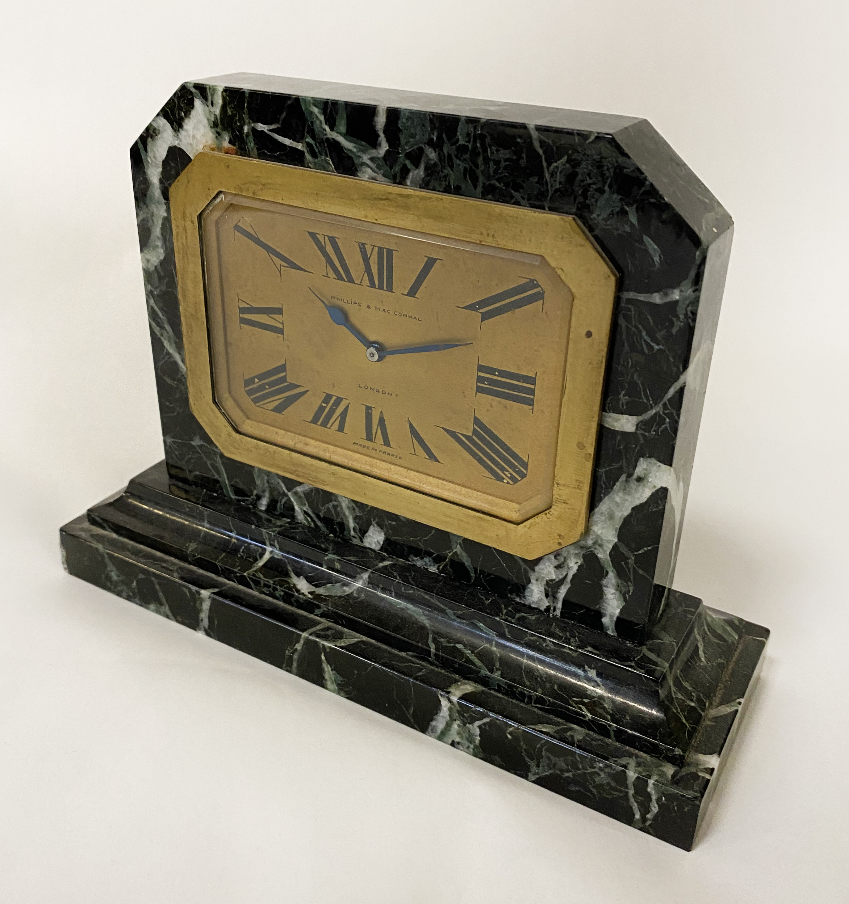 FRENCH MARBLE DESK CLOCK - 13 CMS (H) APPROX