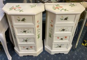 PAIR OF PAINTED CHESTS