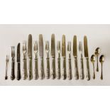 COLLECTION OF SILVER HANDLED CUTLERY