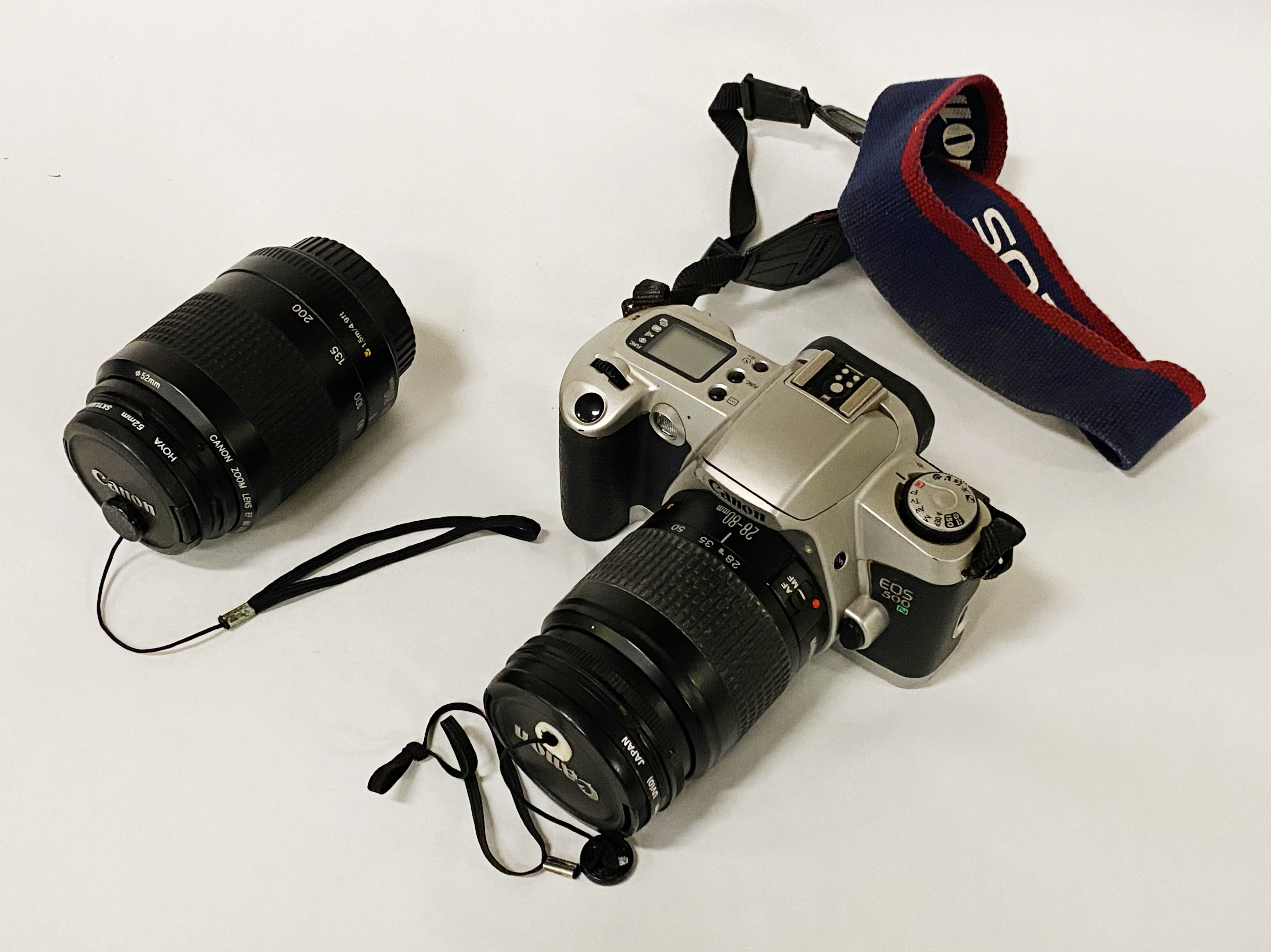 CANON EOS 500 CAMERA WITH 2 LENSES