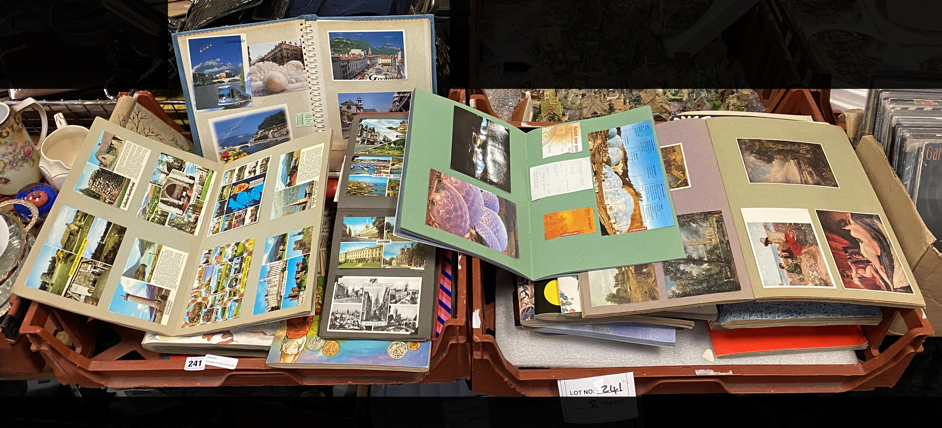 36 ALBUMS OF POSTCARDS & EPHEMRA