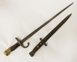 TWO EARLY BAYONETS