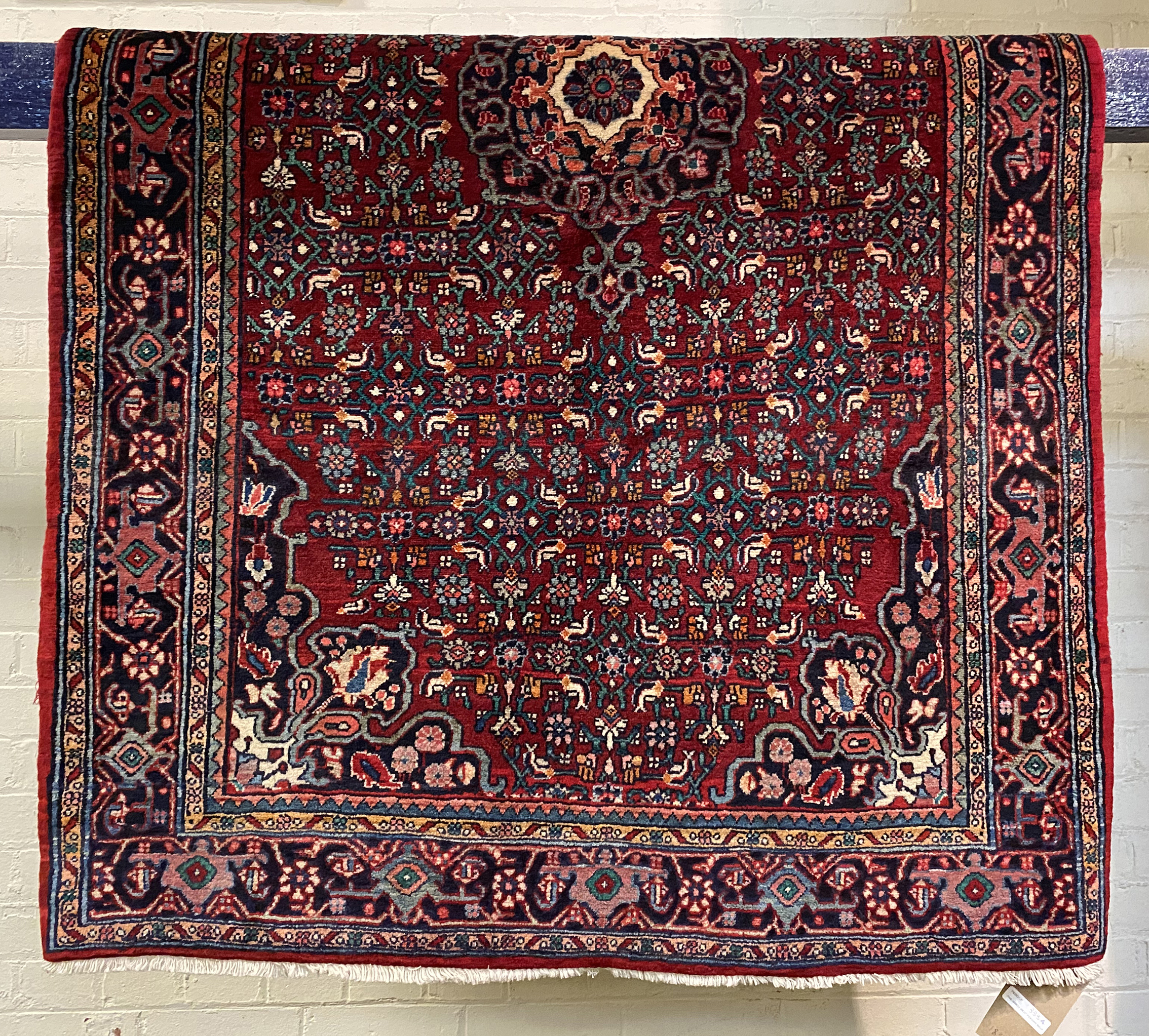 FINE NORTH WEST PERSIAN BIDJAR RUG 185CMS X 120CMS