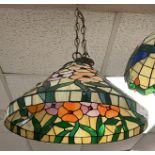 LARGE TIFFANY STYLE CEILING LIGHT