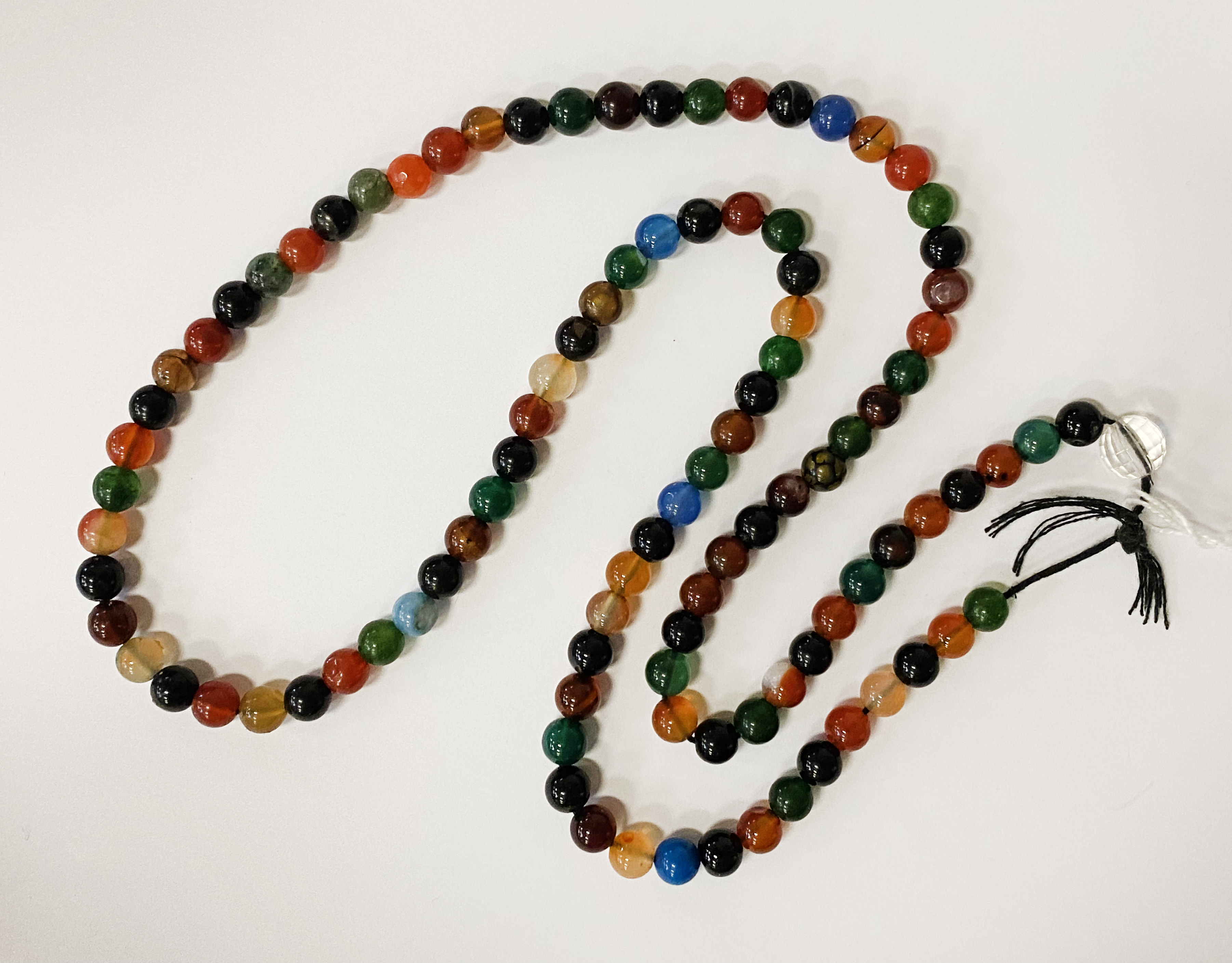 MULTI SEMI PRECIOUS STONE NECKLACE