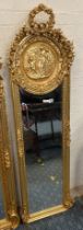 GILTWOOD MIRROR WITH SCENE