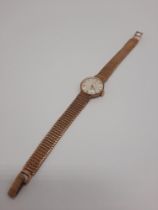 OMEGA LADIES 9CT GOLD COCKTAIL WATCH 21.9 GRAMS APPROX