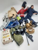 COLLECTION OF EARLY VINTAGE ACTION MEN & ACCESSORIES