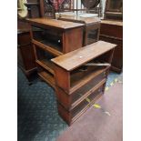 TWO GLOBE WERNICKE BOOKCASE - 1 A/F