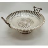 SILVER PLATED TAZZA CENTREPIECE 22 IMP OZS APPROX