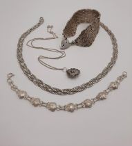 COLLECTION OF STERLING SILVER ITEMS