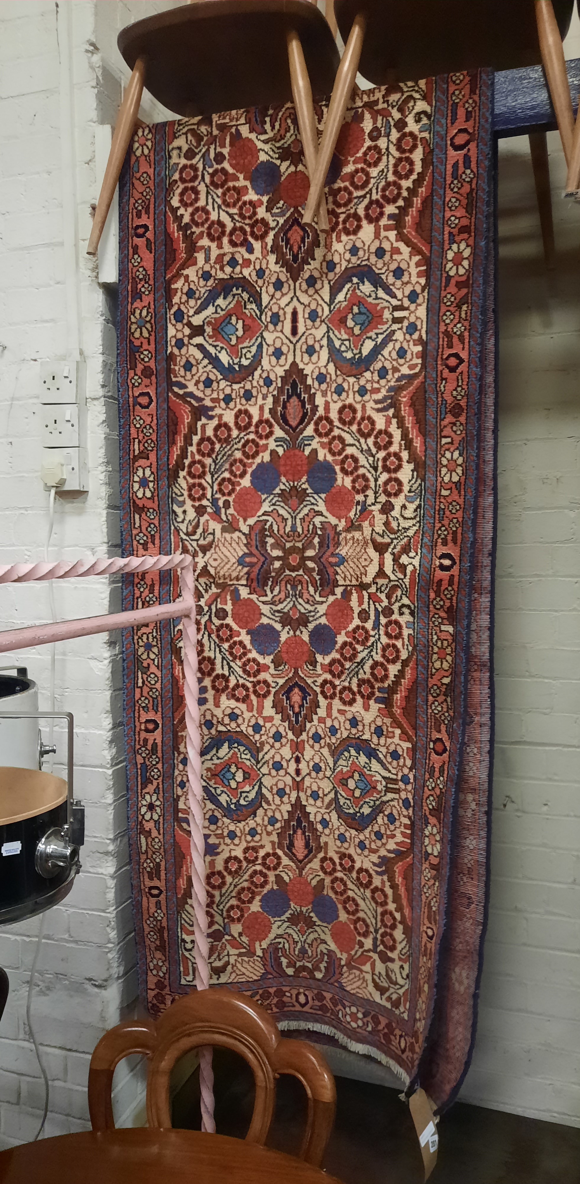 FINE NORTH WEST PERSIAN RUDBAR RUNNER 380CMS X 72CMS